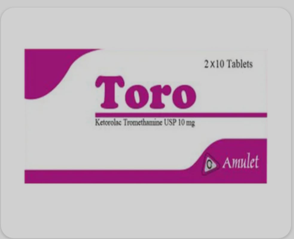 Tablet Toro 10mg (20pcs) (Ketorolac Amulet)